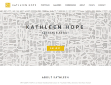 Tablet Screenshot of kathleenhope.com